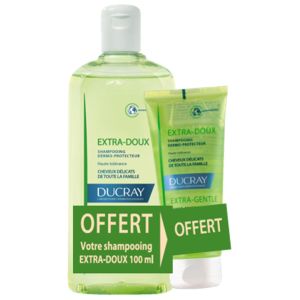 Ducray - Extra-doux shampooing dermo-protecteur - 400 ml + 100 ml offert
