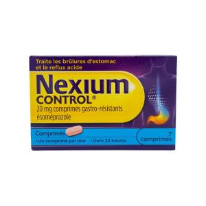 GSK - Nexium control 20mg ésoméprazole - 7 comprimés