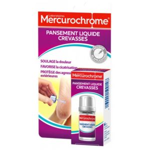 Mercurochrome - Pansement liquide Crevasses - 3,25ml