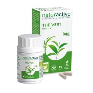 Naturactive - Thé vert bio minceur 30 jours - 60 gélules végétales