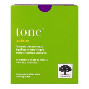 New Nordic - Tone Audition - 60 comprimés