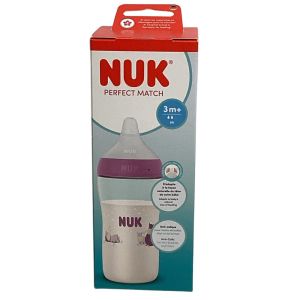 Nuk - Biberon Perfect match 3mois+ - 260mL