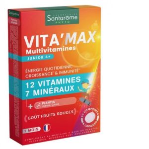 santarome - Vita'MAX multivitamines junior 30 comprimés