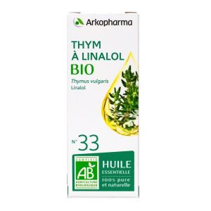 Arkopharma - Huile essentielle Thym à linalol N°33 - 5 ml