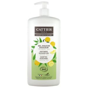 Cattier - Gel douche douceur Thé matcha Yuzu - 1L