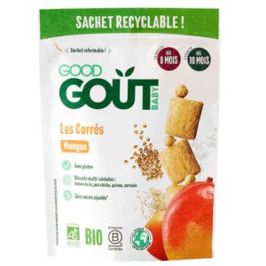 Good Goût - Les carrés mangue dès 8 mois - 50 g