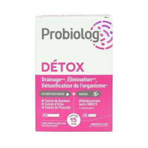 Mayoly - Probiolog Détox - 15 sticks + 15 gélules
