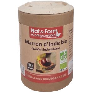 Nat & Form - Marron d'Inde Bio - 90 gélules