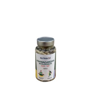 Nutri&Co - Ashwagandha KSM-66 Bio - 120 Gélules