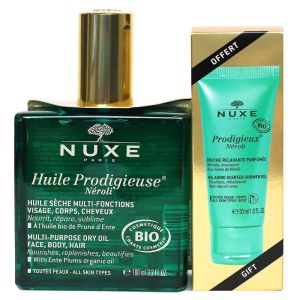 Nuxe - Huile Prodigieuse Néroli multifonction + gel douche Prodigieux Néroli offert - 100ml/30ml