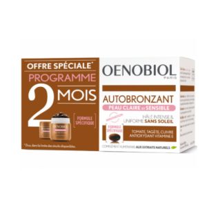 Oenobiol - Autobronzant - programme de 2 mois