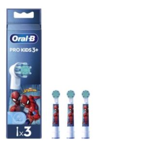 Oral B - Pro Kids Disney Brossettes Spiderman 3 têtes de rechange