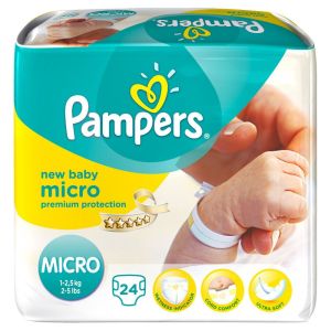 Pampers - Premium protection micro - 24 couches