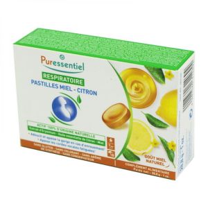 Puressentiel - Respiratoire Pastilles Miel Citron - 18 pastilles