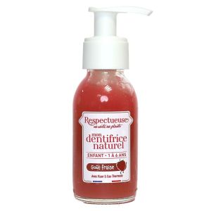 Respectueuse - Dentifrice naturel enfant 1-6ans goût Fraise - 80mL