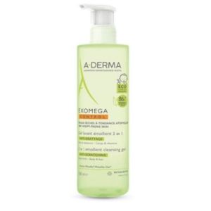 A-Derma - Exomega Control Gel Lavant 2 en 1 Anti-grattage - 500mL