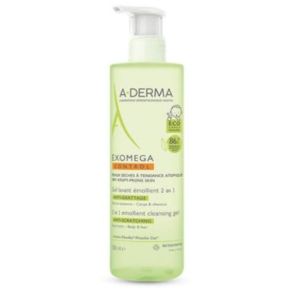 A-Derma - Exomega Control Gel Lavant 2 en 1 Anti-grattage - 500mL