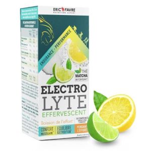 Eric Favre - Electro Lyte effervescent saveur citron citron vert - 10 comprimés