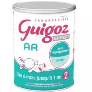 Guigoz - Expert Lait infantile 2ᵉ âge AR de 6 à 12 mois - 780g
