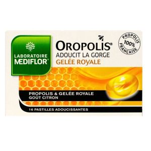 Mediflor Oropolis - Pastille à la Gelée royale - 16 pastilles