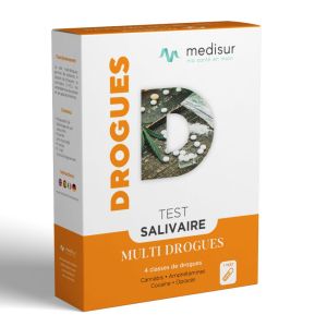 Medisur - Test salivaire Multi Drogues - 1 test