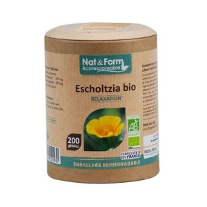 Nat & Form - Escholtzia bio - 90 gélules