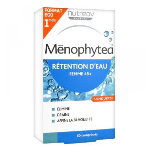 Nutreov - Ménophytea Rétention d'eau femme 45+ - 60 comprimés