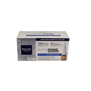 Phyto - Phytocyane+ intensive antichute men - 12 fioles