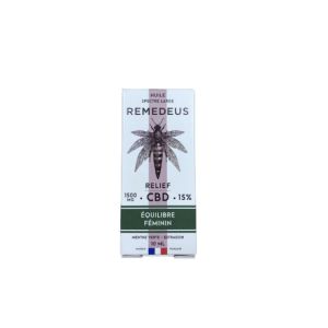 Remedeus - Relief CBD Spectre Large Equilibre féminin Menthe verte Estragon 15% - 10ml
