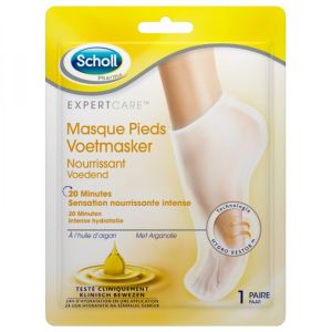 Scholl - Masque Pieds Nourrissant à l'huile d'argan - 1 paire