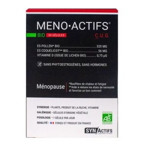 SynActifs - MenoActifs Bio - 30 Gélules