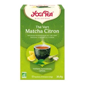 Yogi Tea - Thé Vert Matcha Citron - 17 Sachets
