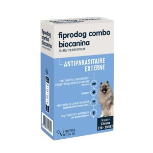 Biocanina - Fiprodog combo 10 - 20 kg - 3 pipettes