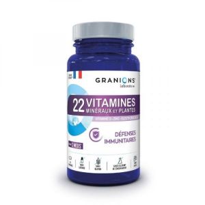 Granions - 22 vitamines, minéraux et plantes - 90 comprimés