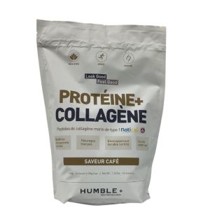 Humble+ - Protéine+ Collagène au café - 600g
