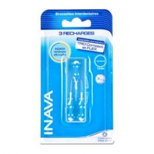Inava - Brossettes interdentaires 3 recharges bleu - Large 1.9 mm