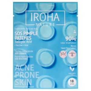 Iroha Nature - Patchs hydrocolloïde SOS boutons - 18 unités