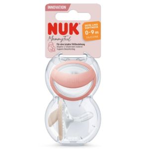 NUK - MommyFeel Sucettes blush 0-9mois - 2 sucettes