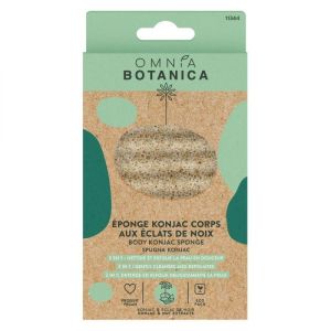 Omnia Botanica - Eponge konjac corps aux éclats de noix