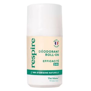 Respire - Déodorant roll-on efficacité 24H Thé Blanc - 50ml