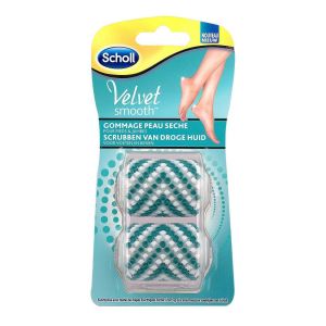 Scholl - Velvet Smooth gommage peau sèche - 2 rouleaux