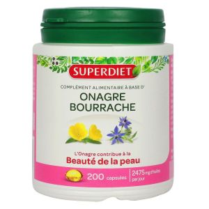Superdiet - Onagre Bourrache - 200 capsules