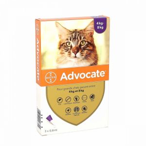 Advocate - Chats 4-8kg - 3 pipettes