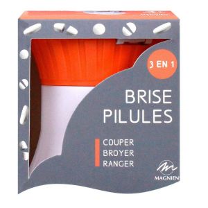 Biosynex - Brise-pilules 3en1 Couper-Broyer-Ranger