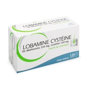 Lobamine cystéine Chute de cheveux - 120 gélules