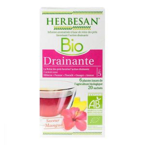 Herbesan - Infusion bio n°5 drainante - 20 sachets