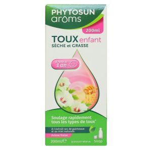 Phytosun Arôms - Sirop toux sèche et grasse enfant - 200ml