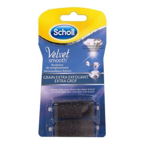 Scholl - Velvet smooth grain extra exfoliant - 2 rouleaux