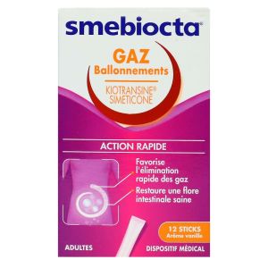 Smebiocta - Gaz Ballonnements - 12 sticks