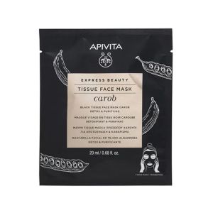 Apivita - Express Beauty Masque Tissu - Caroub Purifiant - 20 Ml